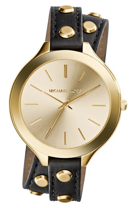 michael kors slim runway double wrap watch|Michael Kors Watch mk8507.